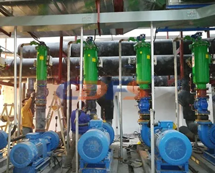 Kühlwasserfiltration des Gebäudes