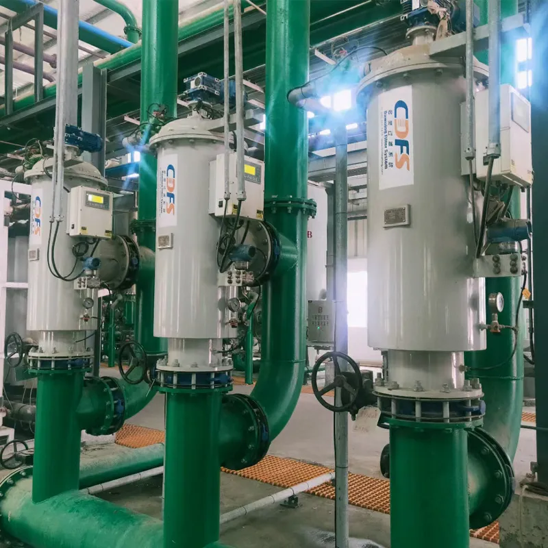 Kühlwasserfiltration des Gebäudes