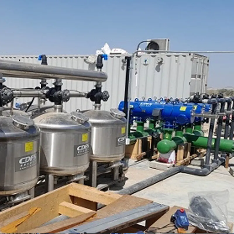 Blaubeerbewässerung mit Flusswasser in Peru